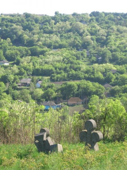 Image - A Cossack cemetary in Busha, Vinnytsia oblast.